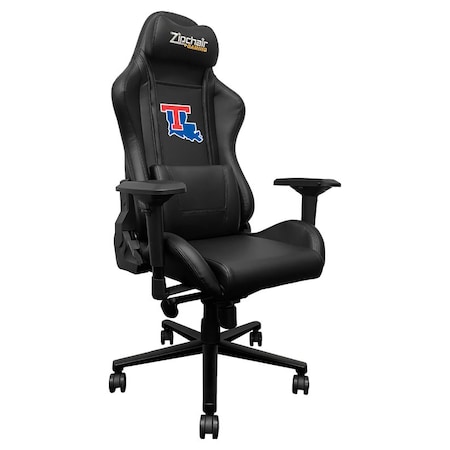 Dreamseat Xpression Pro Gaming Chair with Louisiana Tech Bulldogs Logo XZXPPRO032-PSCOL13340A